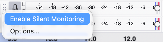 enable silent monitoring